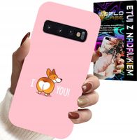 ETUI DO SAMSUNG GALAXY S10 PLUS - ŚMIESZNE WZORY I LOVE YOU PIESEK OBUDOWA