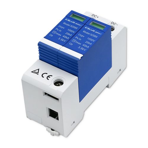 Qoltec Ogranicznik ochronnik przepięć DC 2P 1000V T2 B+C na Arena.pl