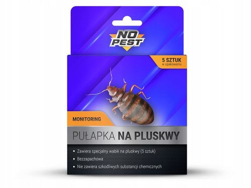 SILNA PUŁAPKA LEPOWA NA PLUSKWY PRZECIWKO PLUSKWOM WABIK 5 SZTUK NO na Arena.pl