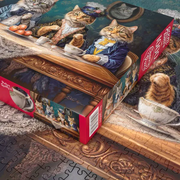 Puzzle 1000 elementów. Impreza herbaciana 30660 zdjęcie 2