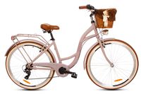 Damski Rower miejski Goetze 28 Mood 7b ALU + kosz / Lilac