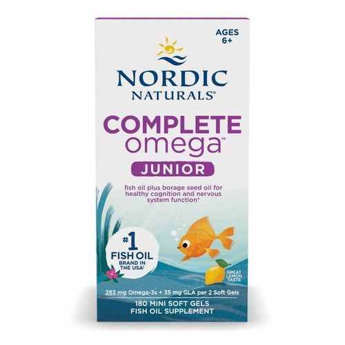 Nordic Naturals Complete Omega Junior 90 softgels EPA DHA dla dzieci na Arena.pl