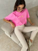 Bluzka La Manuel GANG różowy Uni lamanuel t-shirt