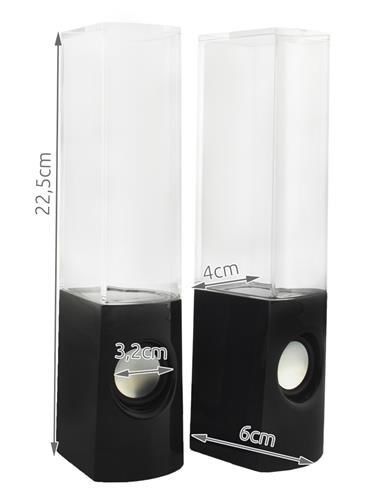 Głośnik fontanna LED USB - 2 szt na Arena.pl