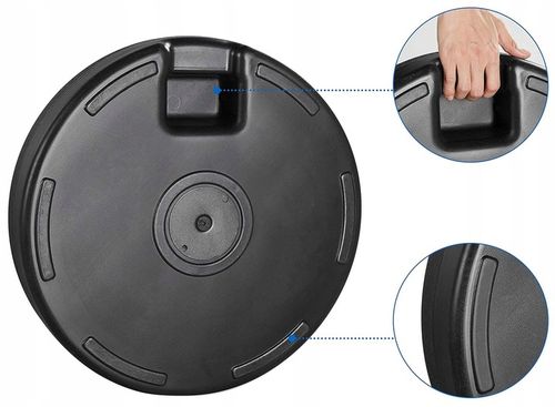 Podstawa Obciążnik Parasola Ogrodowego Okrągła Wypełnienie Piaskiem Wodą na Arena.pl