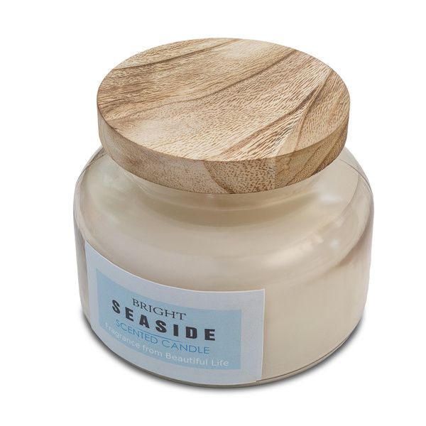 Duża świeca Matala, biały zdjęcie 2