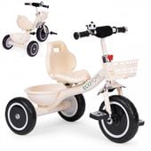 TRÓJKOŁOWY ROWEREK ECOTOYS DLA DZIECI OD 12 MSC STALOWY