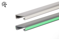 Listwa poręczowa PCV FOTO, poręczówka 40x8mm szary 1mb