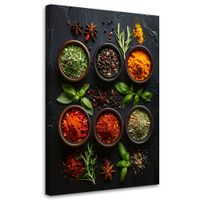 Obraz do kuchni restauracji baru jadalni, Przyprawy zioła