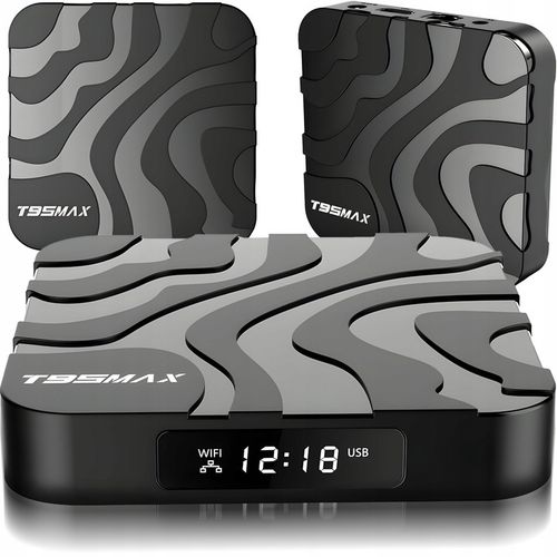 SMART TV BOX ANDROID 9 64BIT 6K WIFI 802.11N HDR + PILOT DEKODER LAN na Arena.pl