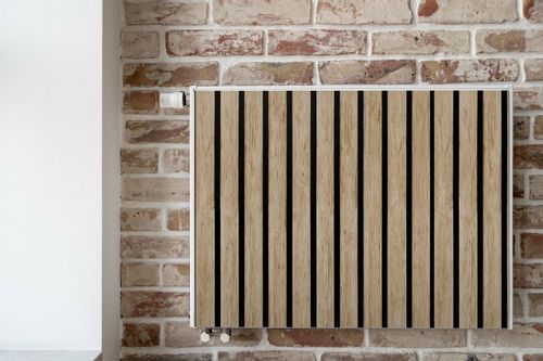 Mata MAGNETYCZNA Na Grzejnik LAMELE Deski Imitacja Drewna 80cm x 60cm na Arena.pl