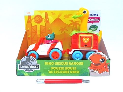 TOMY TOOMIES jeep z dino z przyczepa E73253 /3 na Arena.pl