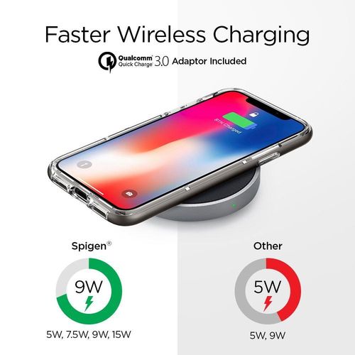 SPIGEN F306W WIRELESS FAST CHARGER BLACK na Arena.pl