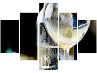 70 100CM OBRAZ 5 ELEM ORZEŹWIENIE JENNY DOWNING DRUK PŁÓTNO