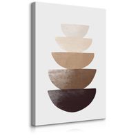 Obraz Do Salonu Pastelowe Naczynia Styl Boho Abstrakcja 50cm x 70cm