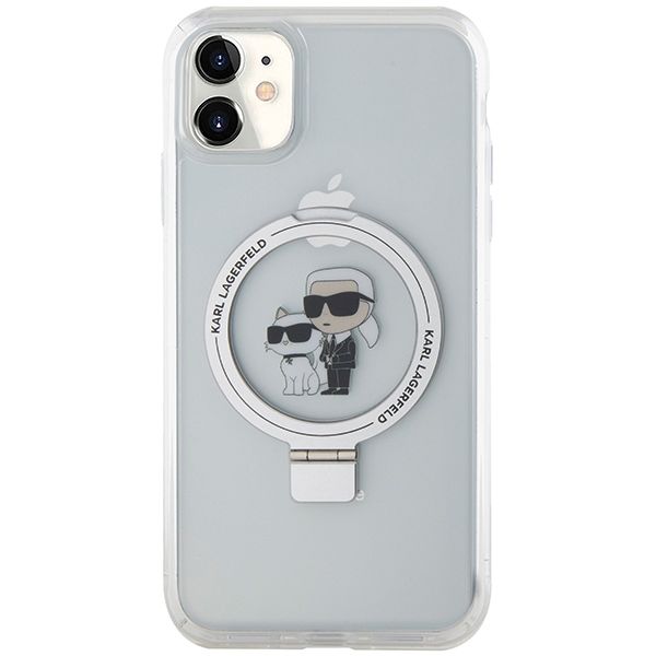 Etui Karl Lagerfeld do iPhone 11, iPhone XR, Biały, MagSafe zdjęcie 3