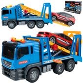 Ciężarówka Laweta z Napędem Auto Rampa Pomoc Drogowa Dźwięk Światło