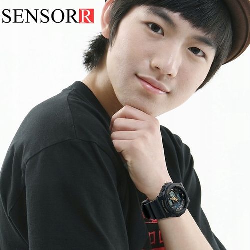 WOJSKOWY ZEGAREK DZIECIĘCY DLA CHŁOPCA S-SHOCK LED NOWY MODEL 2025 SENSORR na Arena.pl