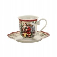 Kpl Filiżanki Świąteczne Boże Narodzenie 90 ml Filiżanka Zestaw Prezent