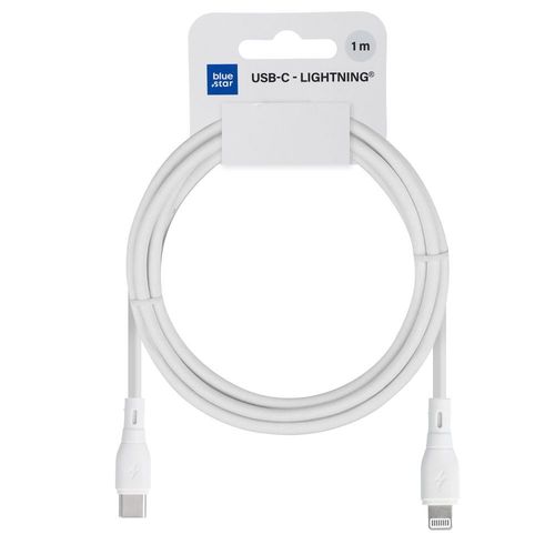 Kabel USB C do Lightning Blue Star 2,4A 27W ECO 1 m PJ72-18-3 biały na Arena.pl