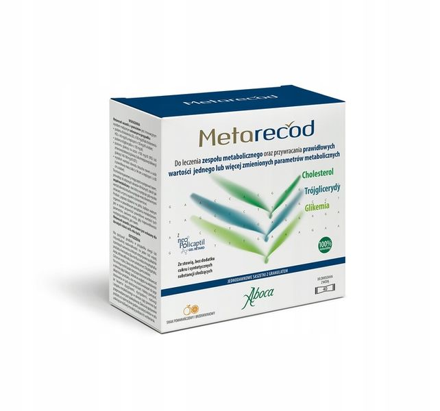 Aboca Metarecod Poprawa Wyników Cholesterolu Trójglicerydów Cukru zdjęcie 2