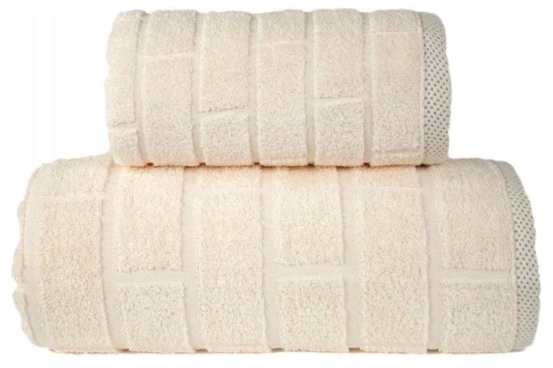 Ręcznik Brick 50x90 Greno Kremowy zdjęcie 1