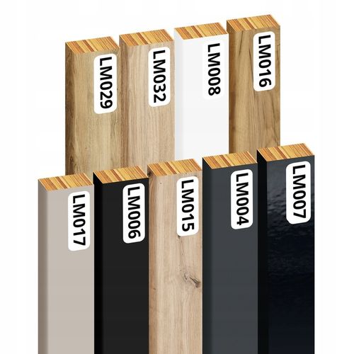 LAMELE NA PŁYCIE 46x275 ŚCIENNE PANELE DEKORACYJNE DĄB NATURALNY LANCELOT na Arena.pl