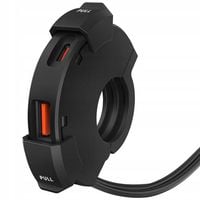 Wodoodporne Gniazdo Motocyklowe Power Ring Usb Qc 18W + Usb-C Pd 30W