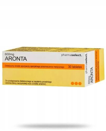 Aronta 600mg dietetyczny środek spożywczy 30 tabl. zdjęcie 1