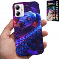 ETUI DO MOTOROLA MOTO G14 - WĄŻ KOBRA GRZECHOTNIK GADY CASE + FOLIA