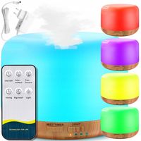 NAWILŻACZ POWIETRZA LAMPKA NOCNA ZAPACHOWY DYFUZOR AROMATERAPIA RGB PILOT