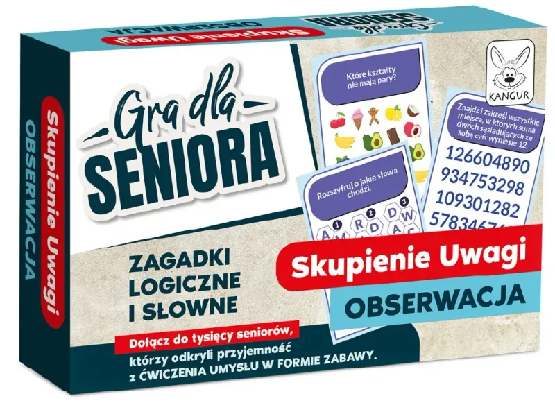Gra dla seniora. Skupienie uwagi. Obserwacja zdjęcie 1