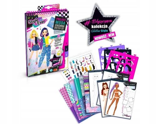 EPEE PROJEKT MODA zestaw kreatywny SZKICOWNIK dla dziewczynki +6 lat na Arena.pl