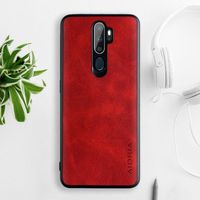 Etui AIORIA Vintage LEATHER do Oppo A11X/A11/A9 2020/A5 2020 czerwony