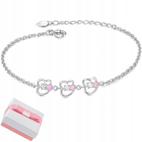 Bransoletka srebrna celebrytka łapka dla dzieci srebro 925 na Arena.pl