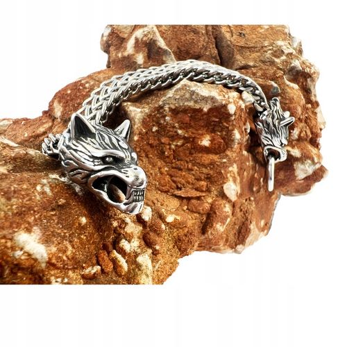 Bransoletka męska VIKING pudełko torebka prezentowa dla mężczyzny 21,5 cm na Arena.pl