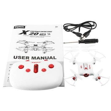 Dron Syma X20 Biały (RTF) na Arena.pl