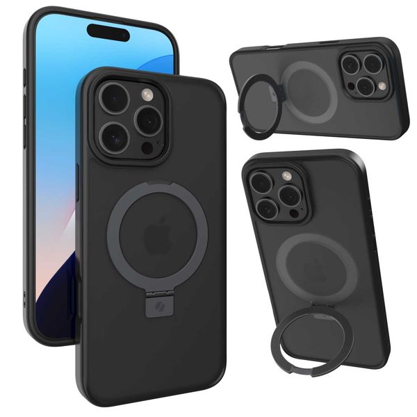 Spacecase Ring Pro Mag Iphone 16 Pro Max Black zdjęcie 1