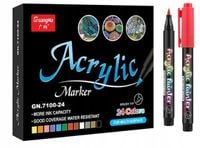 Pisaki Flamastry Mazaki AKRYLOWE 24szt (C025)