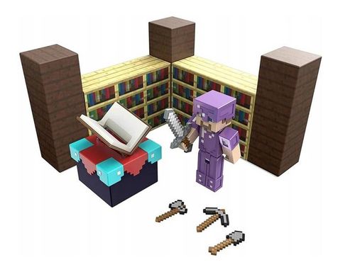 MINECRAFT ZESTAW MAGICZNY POKÓJ FIGURKA STEVE GYB6 na Arena.pl