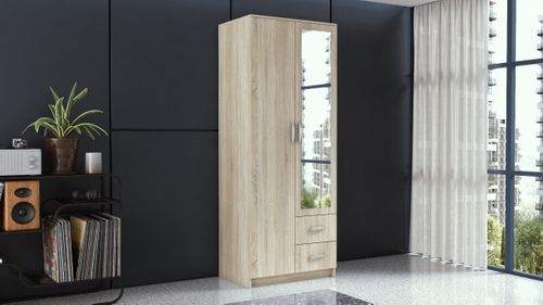 SZAFA ROMANA LUSTRO 80CM SONOMA na Arena.pl