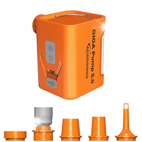 GIGA PUMP 5.0 POMPKA DO MATERCA Z LAMPKĄ 5 końcówek 260l/min 5kPa