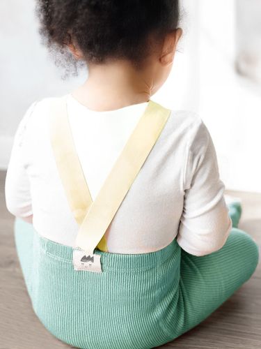 Rajstopy dziewczęce bawełniane z szelkami mięta 80-86 YOCLUB na Arena.pl