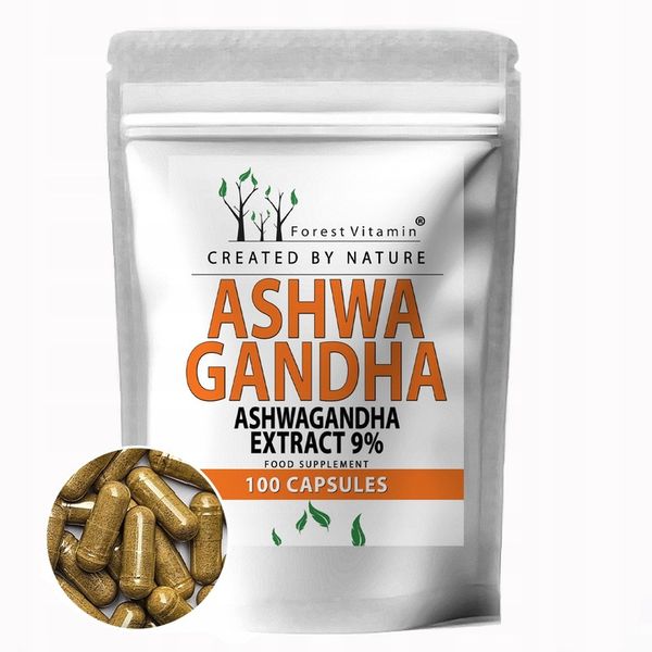 FOREST ASHWAGANDHA EKSTRAKT 700mg 9% NAJMOCNIEJSZA zdjęcie 1
