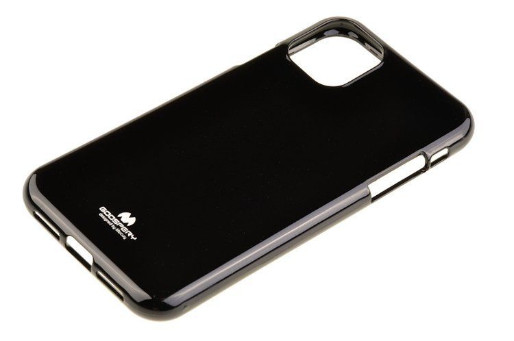 Etui Mercury Goospery Jelly Case do iPhone 11 Pro Max czarny zdjęcie 1