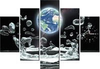 105CM 150CM ZEGAR 5 ELEM ŚWIATOWY PLUSK DRUK OBRAZ