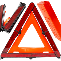 Trójkąt Ostrzegawczy Odblaskowy Składany Micro Fold Stabilny Stojący