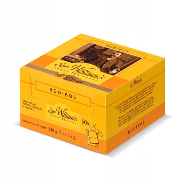 Herbata ziołowa Sir Williams Tea Rooibos 50x2,2g zdjęcie 1