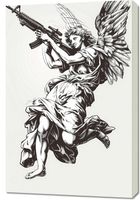 Obraz 60x90cm Anioł Wojny