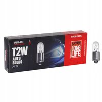 Żarówka T2W, 24V, 2W Ba9S, Homologacja, Komplet 10Szt. 1958B